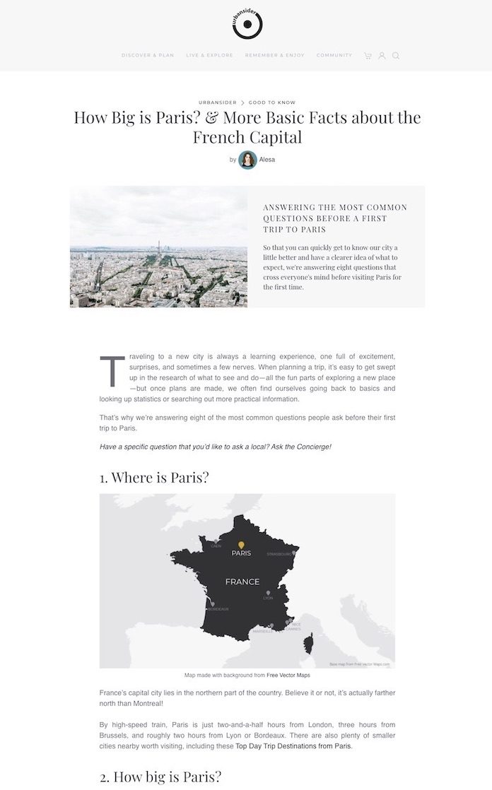 Article written for Paris travel blog and city guide.