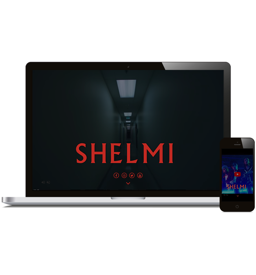 Site d'artiste pour le groupe Shelmi