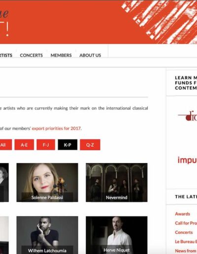 ClassiqueFirst artist search